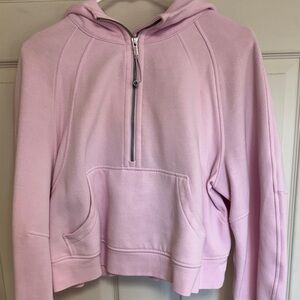 Lululemon Oversized Scuba Quarter Zip - Pink Milkshake